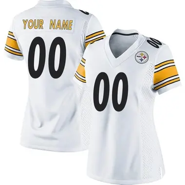 Men's Pittsburgh Steelers White Game Custom Jersey, NFL Jerseys For Sale -  Reallgraphics