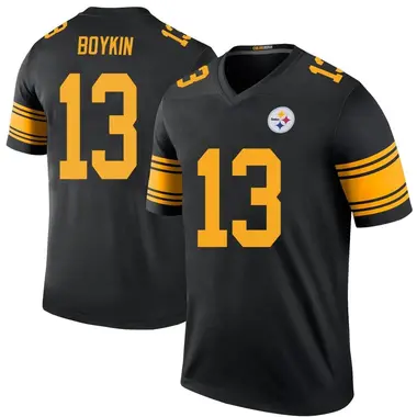 MILES BOYKIN SIGNED CUSTOM PRO STYLE PITTSBURGH STEELERS JERSEY JSA COA  WA073474